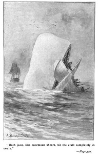 Illustration of a later edition of "Moby Dick"