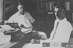 James Norman Hall and his writing partner James Nordoff