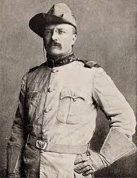 Colonel Theodore Roosevelt head of the Rough Riders in Cuba