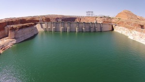 The dam at Glen Canyon