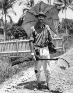 William Beebe in British Guyana in 1918